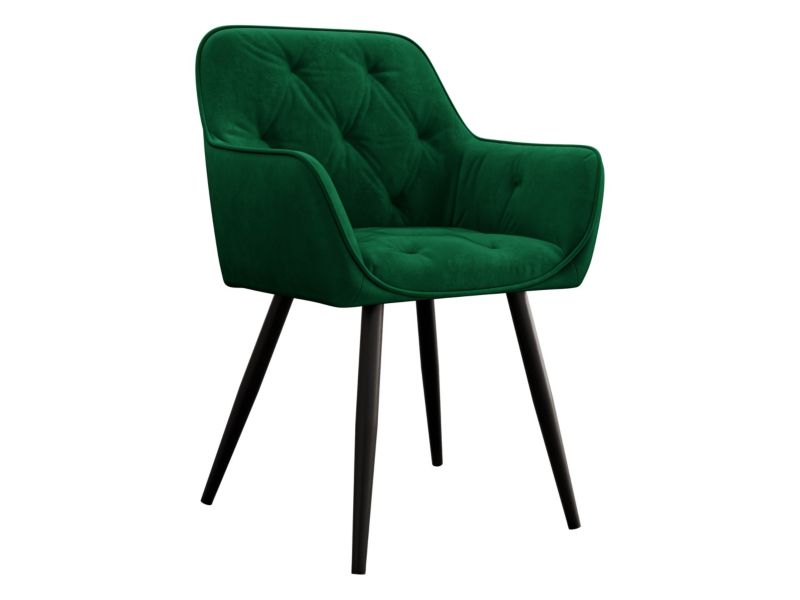 Krzesło MIRJAN 24 tapicerowane Nevada butelkowa zieleń 1 szt.