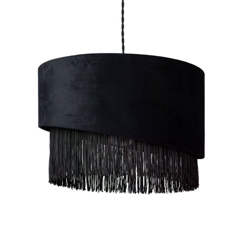 Lampa sufitowa Abruzzo Fonte czarna wym: 140 x 40 x 40 cm 1xE27 x 40W 1 szt.