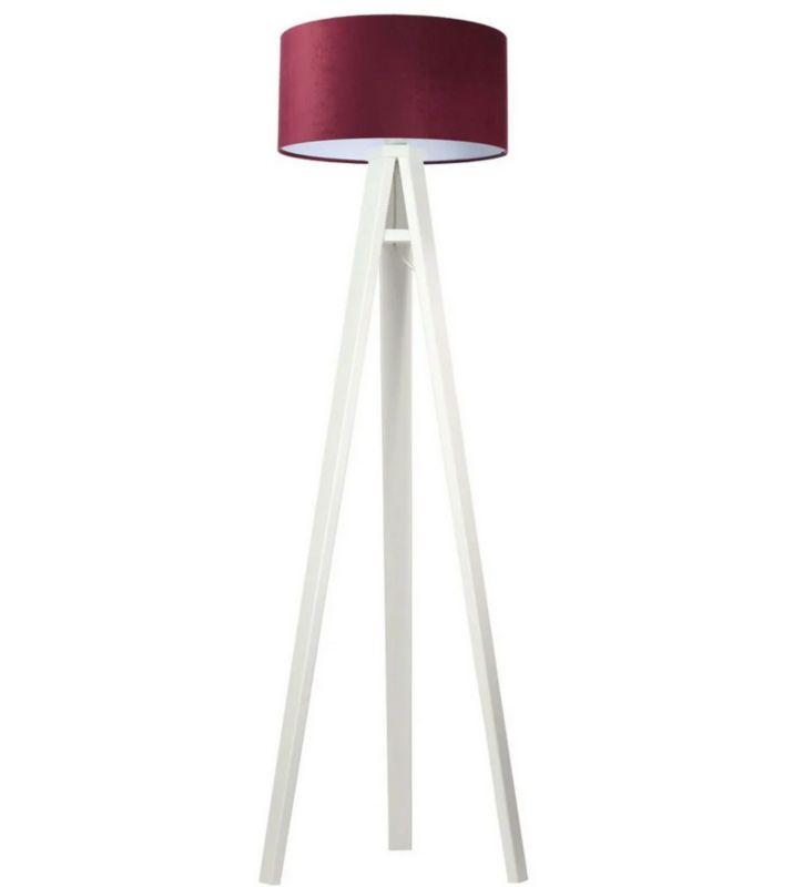 Lampa Bps Koncept stojąca HOME 40 bordowa/biała/biała 1 szt