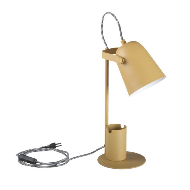 Lampa biurkowa Kanlux Raibo żółta 1 x E27 x 5W IP20 wym: 38 x 15 x 15 cm metal - 1 szt.