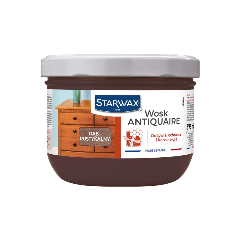 Wosk Starwax Antiquaire dąb rustykalny 375 ml