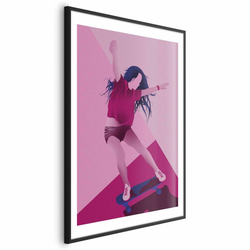 Plakat Artgeist Powerslide 40x60 cm z ramą czarną 1 szt