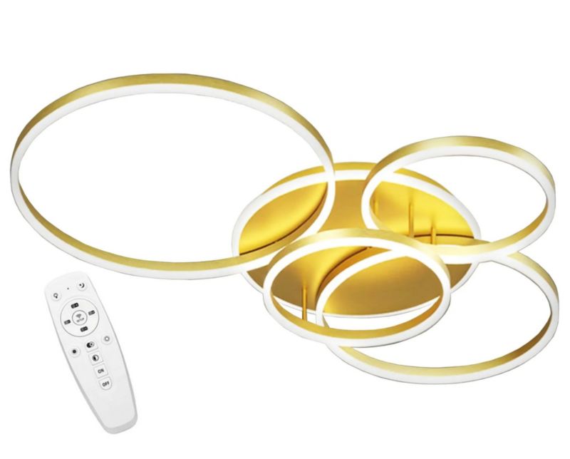 Lampa Sufitowa Toolight App1057-C Złoty 1 Szt