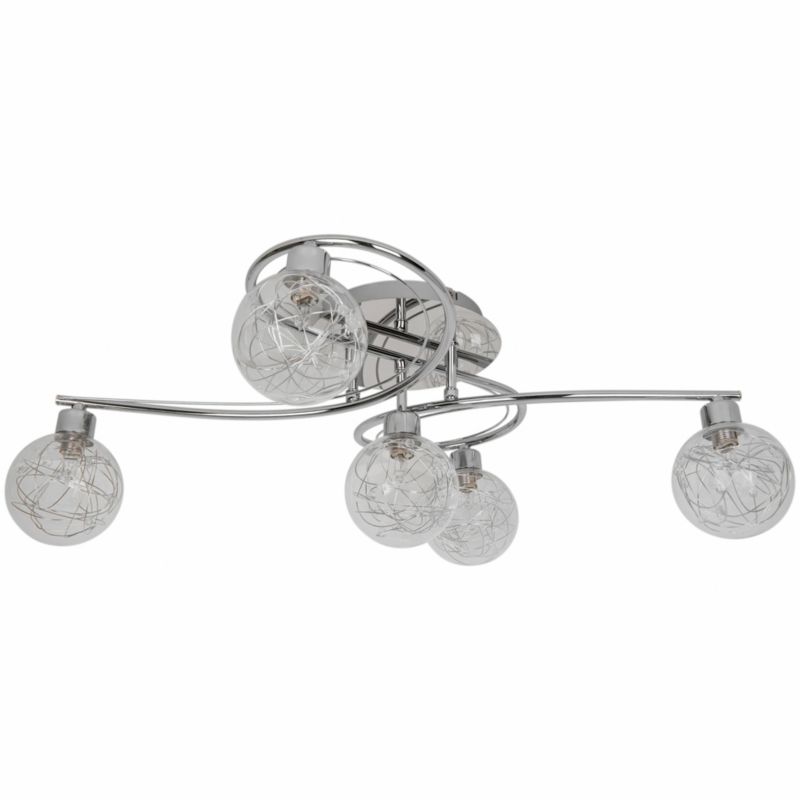 Lampa sufitowa GoodHome Paralia 5 x G9 chrom