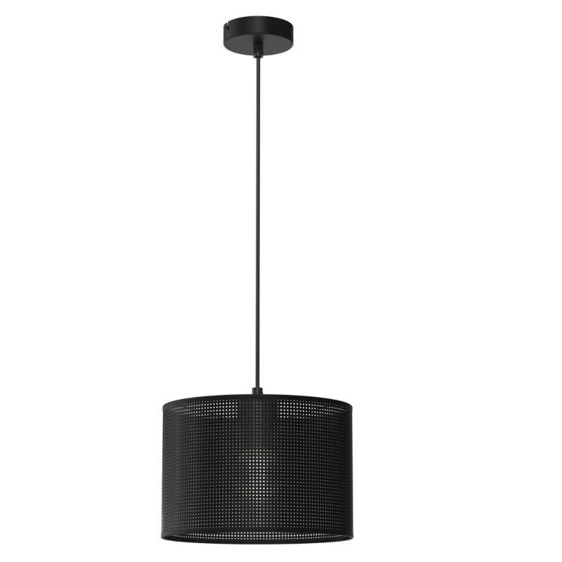 Lampa wisząca Luminex Loft Shade czarny matowy wym: 110 x 25 x 25 cm 1xE27 x 15W 1 szt.