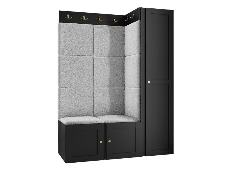 Zestaw MIRJAN 24 Orion Ramiro IX czarny + szara bukla 1 kpl.