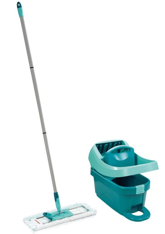 Zestaw mop Leifheit System Profi Micro Duo 42cm, drążek 140cm, wiadro 8l na kółkach, 1 szt.