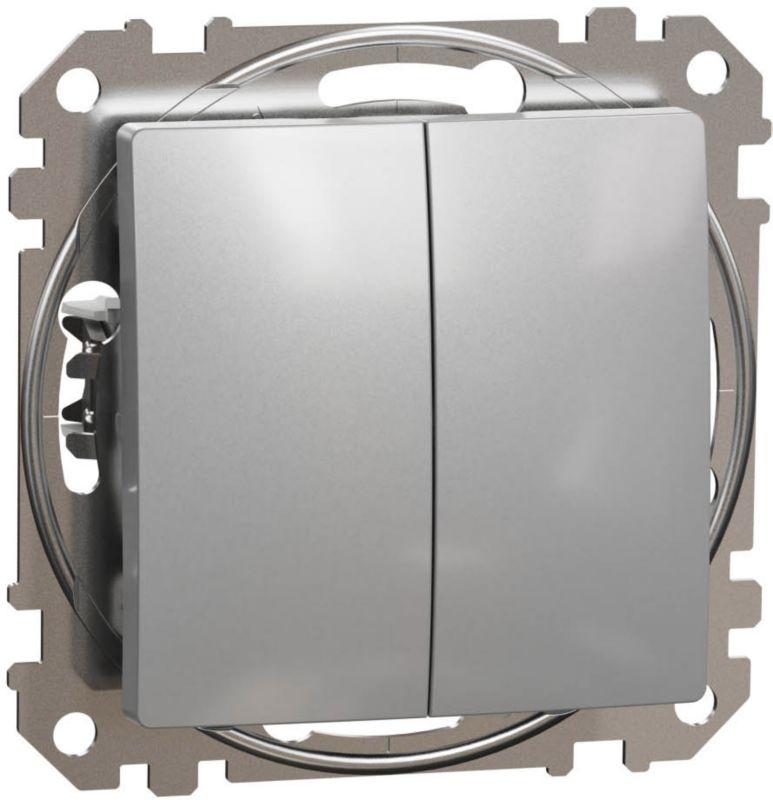 Łącznik podwójny Schneider Electric Sedna Design&Elements aluminium