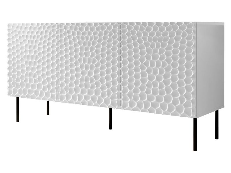 Komoda MIRJAN 24 Hole 152 biały + czarny 1 szt.