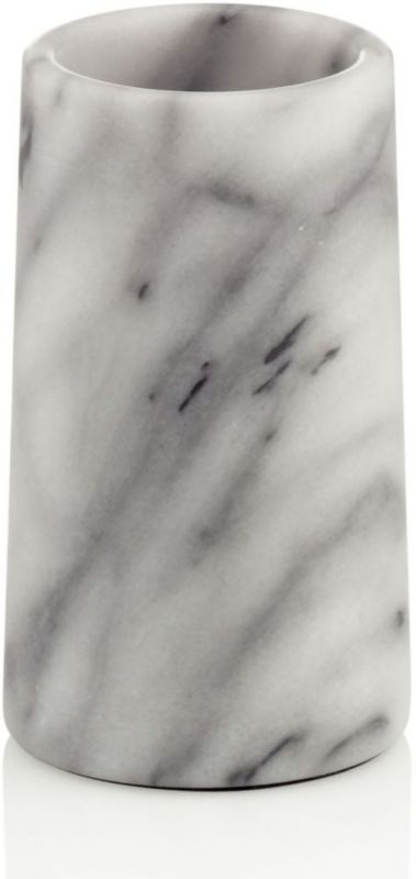 Kubek do mycia zębów Kela Varda marmurowy 7x12 cm, 1 szt.