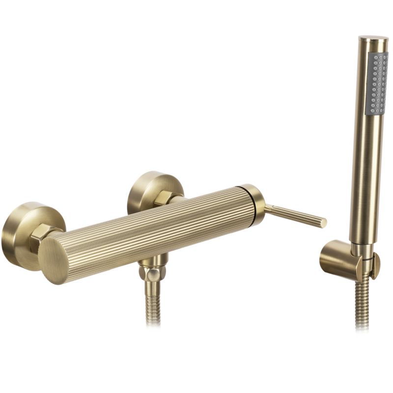 Bateria Prysznicowa Rea Js-B34804Bg Argon Złoty Szczotkowany 24,5X15X4,2Cm 1 Szt