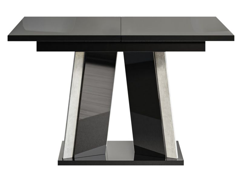 Stół rozkładany MIRJAN 24 Doha czarny połysk/beton 1 szt.
