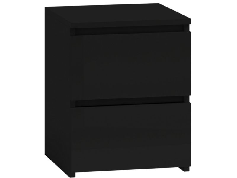 Szafka Nocna Topeshop Malwa M2 - Czarna 30x30x40 cm 1 szt.