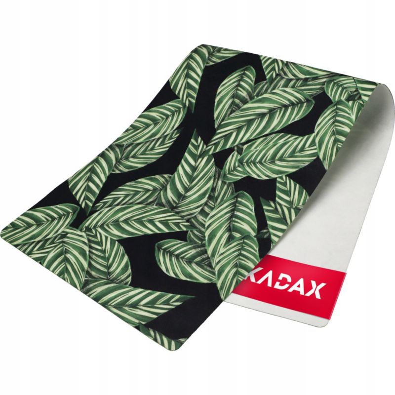 Bieżnik KADAX Na Stół Obrus Plamoodporny matowy 95x33 cm Liście 3 Zielony 1 szt.