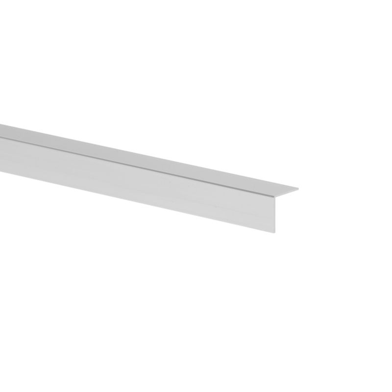 Kątownik aluminiowy 1000 x 15 x 15 x 1 mm szary połysk