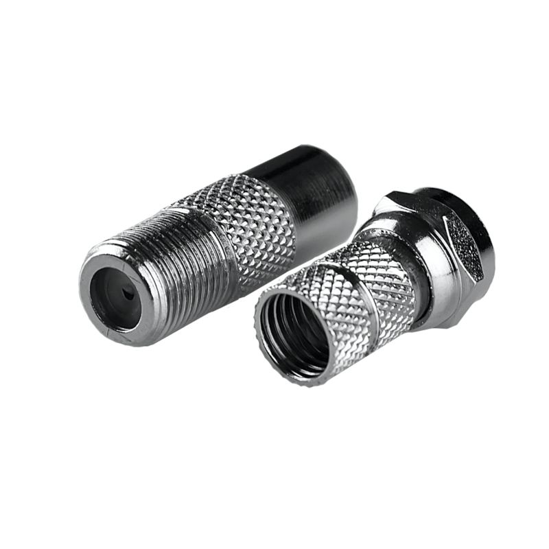 Przejście DPM Solid gniazdo F-wtyk TV + wtyk F