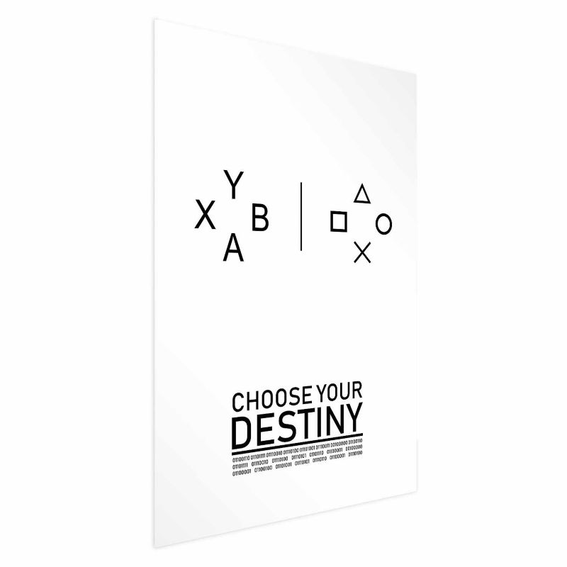 Plakat Artgeist Choose your destiny 21x30 cm bez ramy 1 szt