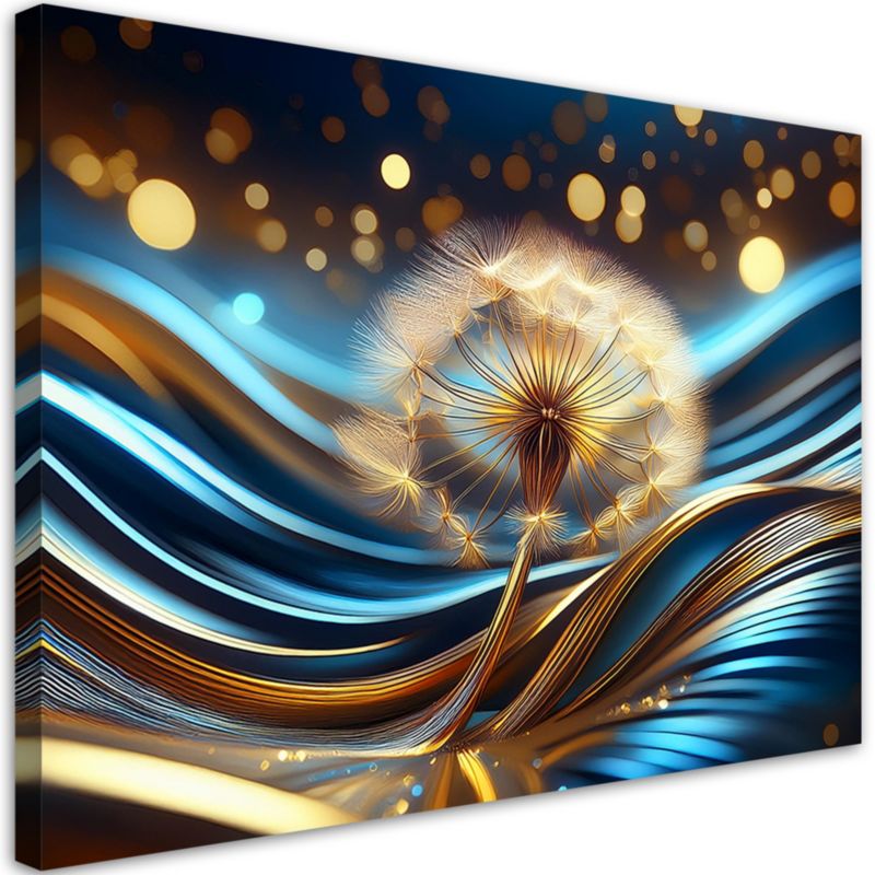 Obraz do salonu sypialni Feeby Kwiat Natura Abstrakcja 120x80 cm 1szt