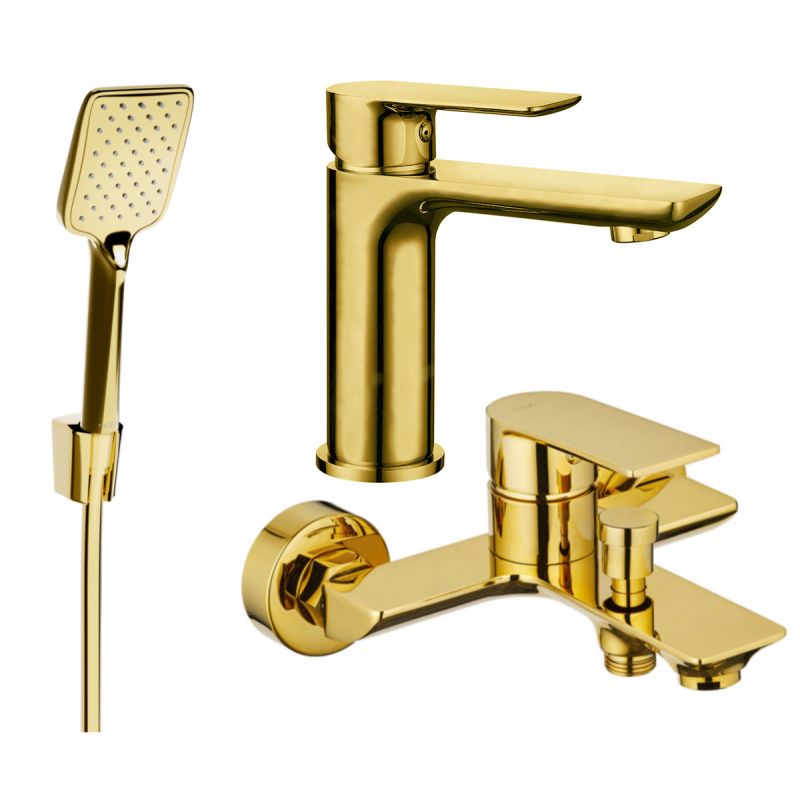 Zestaw wannowy Mexen Alfa złoty 1 szt.