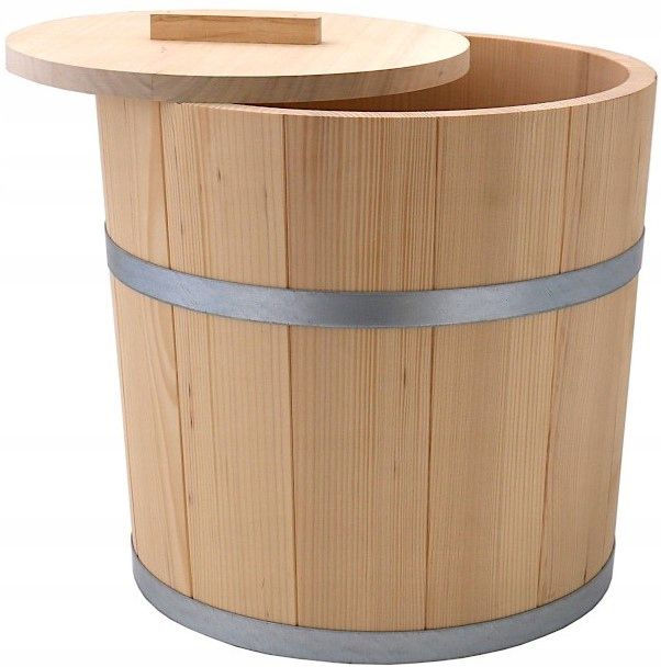 Beczka FEINZ Do Kiszenia Kapusty Ogórków Drewniana Z Pokrywą 15 L 1 szt.