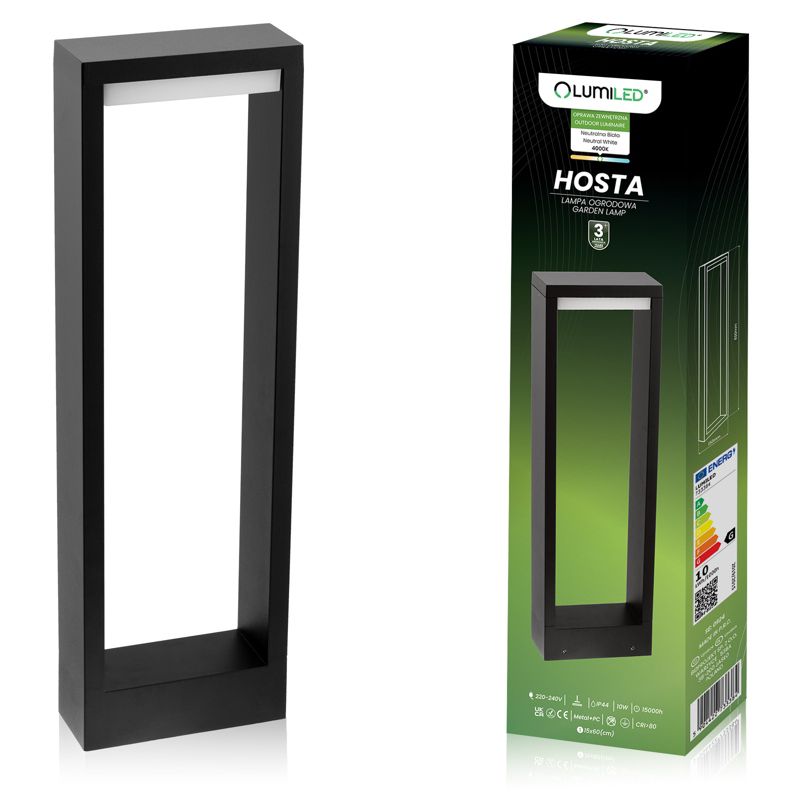 Lampa Ogrodowa Lumiled Słupek Zewnętrzny Stojący LED 10W 4000K 60cm 1 szt.