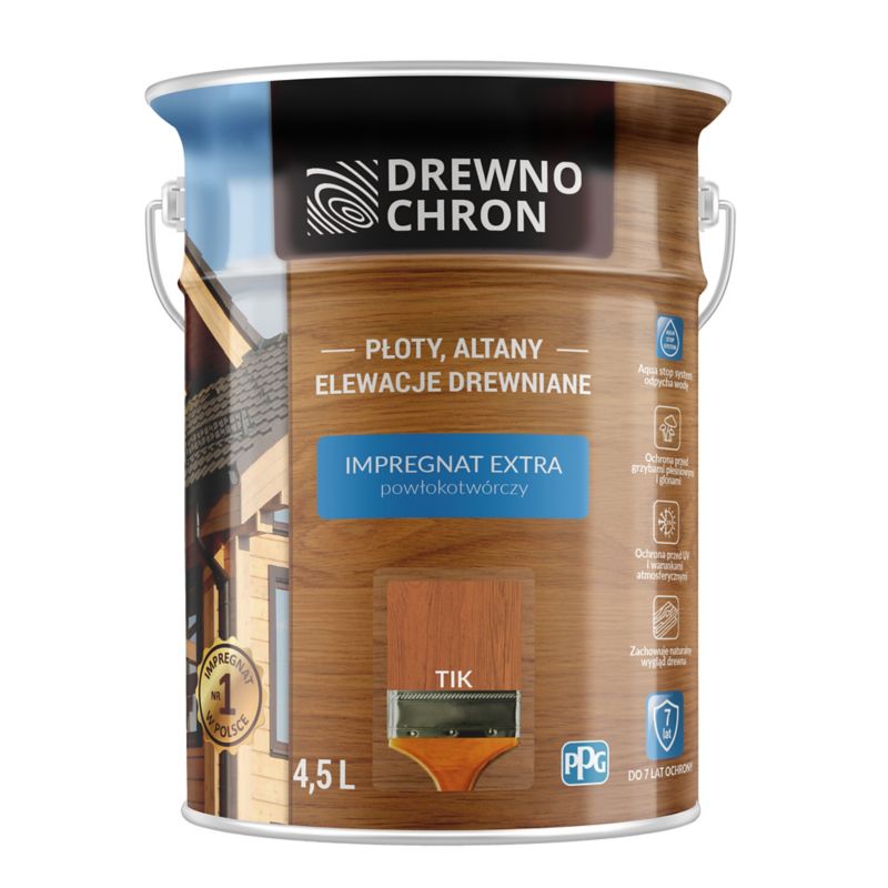 Impregnat Drewnochron Extra Powłokotwórczy tik 4,5 l