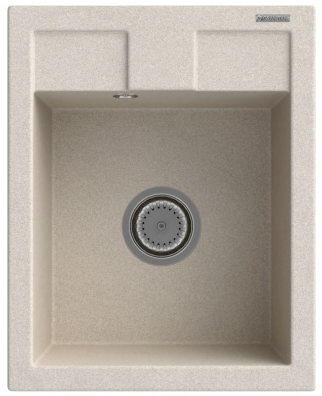 Zlewozmywak Granitowy Granitan Best Jednokomorowy z Syfonem 1kpl.