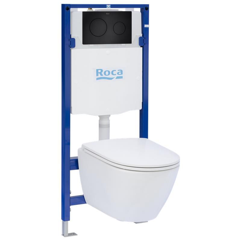 Zestaw podtynkowy Roca Talia Duplo One czarny