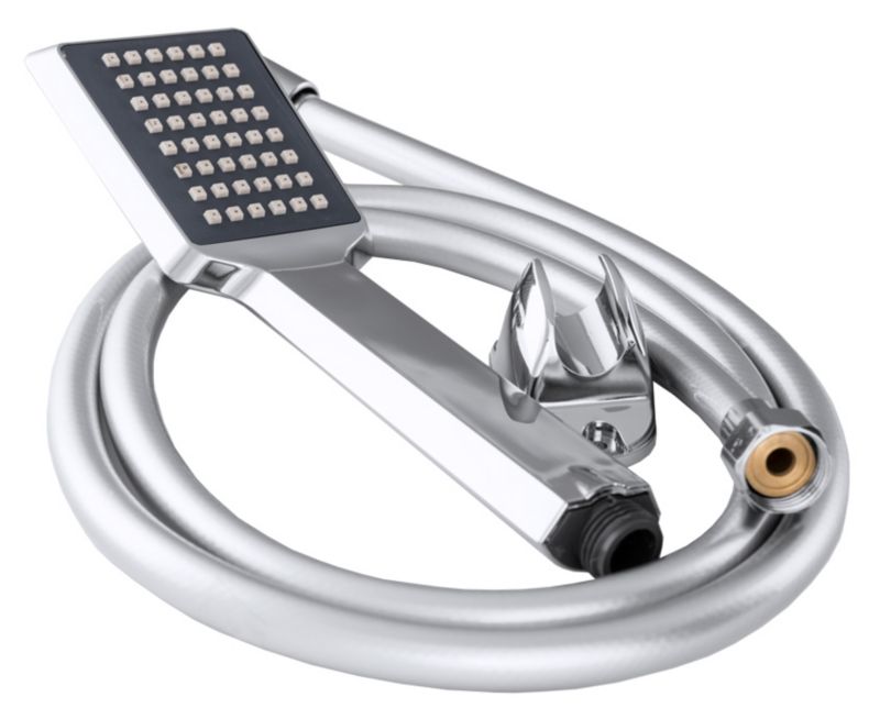 Zestaw Natryskowy Prysznicowy Granitan Chrom Wąż Słuchawka 1 szt.