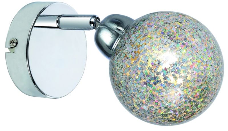 Kinkiet ścienny Candellux Kaleidoscope chromowany wielokolorowy 1 x G9 x 4W IP20 wym: 10 x 15 x 8 cm - 1 szt.