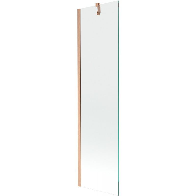Parawan nawannowy Mexen Next transparent miedź szczotkowana 50x150 cm 1 szt.
