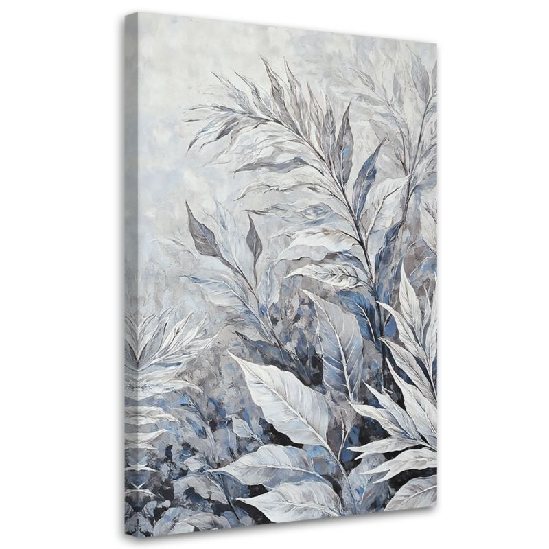 Obraz na płótnie Feeby Liście Abstrakcja Botanika 80x120cm 1szt