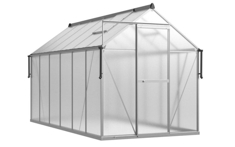 Szklarnia Cultivo z Poliwęglanu Ogrodowa Slide-In na warzywa Srebrna 1 szt