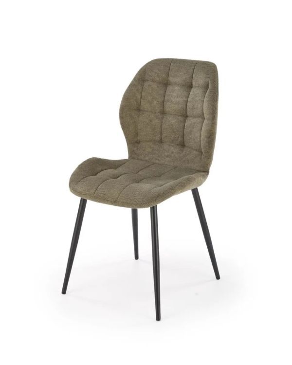 Krzesło Halmar tapicerowane K548 oliwkowe 1 szt