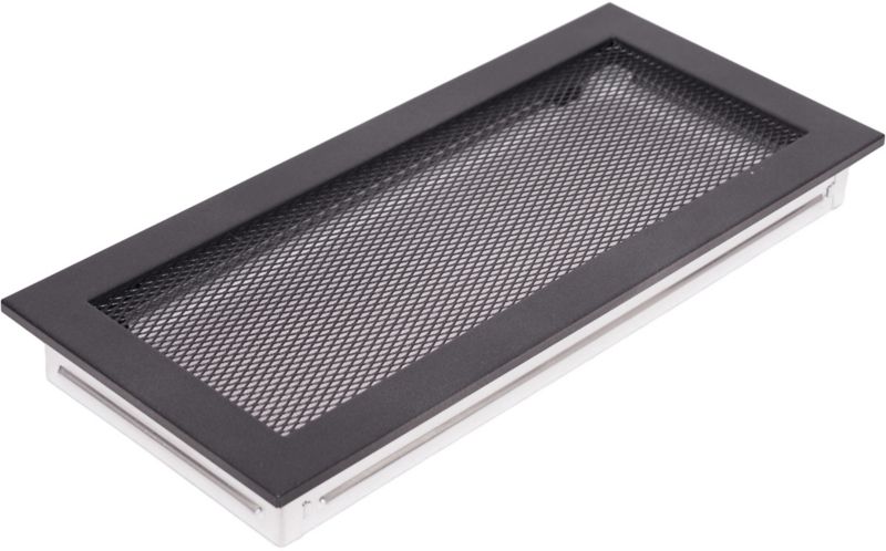 Kratka kominkowa grafit 17 x 37 cm