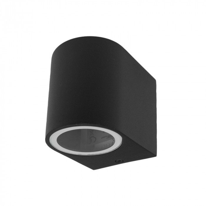 Kinkiet ścienny zewnętrzny Ecolight Kinkiety czarny 1 x GU10 x 35W IP44 wym: 8 x 6,8 x 9,1 cm - 1 szt.