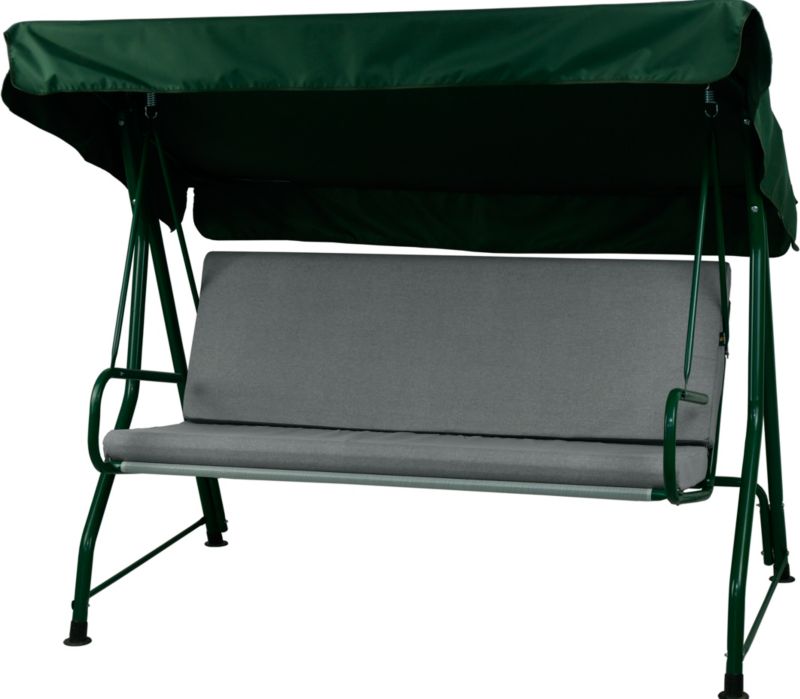 Poduszka na huśtawkę ogrodową AMPO wodoodporna 150 cm szary 1 szt.