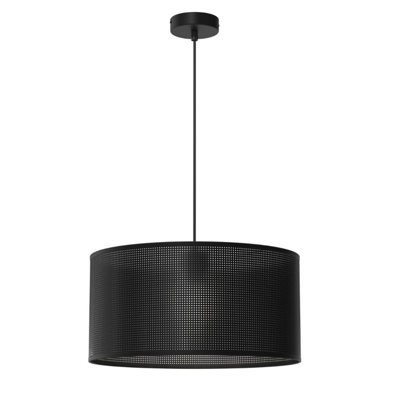 Lampa wisząca Luminex Loft Shade czarny matowy wym: 120 x 40 x 40 cm 1xE27 x 15W 1 szt.