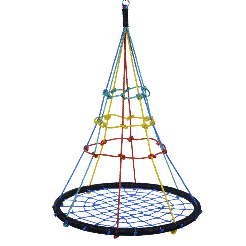Huśtawka Bocianie Gniazdo Ze Ścianą Wspinaczkową 4iQ Group 1szt.