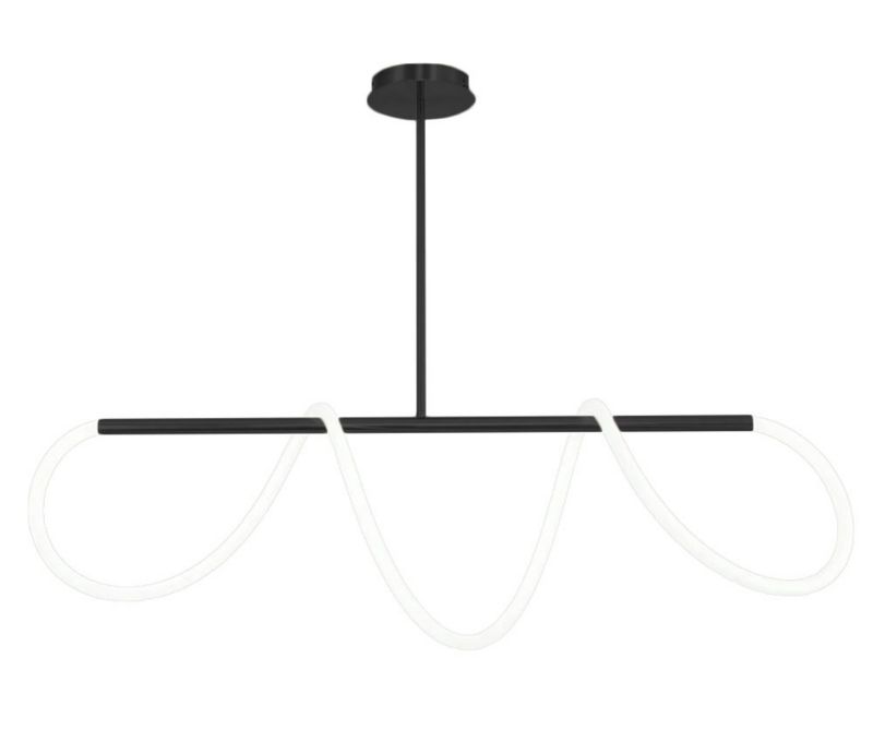 Lampa Sufitowa Wisząca Toolight Led App856 Czarny 1 Szt