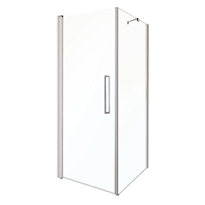 Kabina prysznicowa Monica 80 Kerra chrom drzwi uchylne kwadratowa 80x80 cm 1 szt.