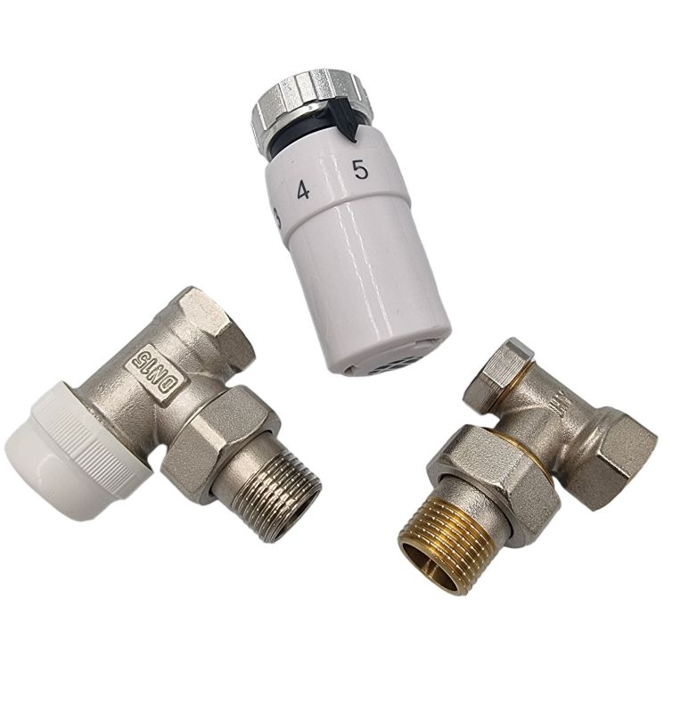 Zestaw termostatyczny Comfort Plus kątowy