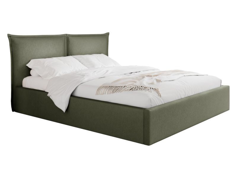 Łóżko tapicerowane MIRJAN 24 Pirkun 160x200 khaki 1 szt.