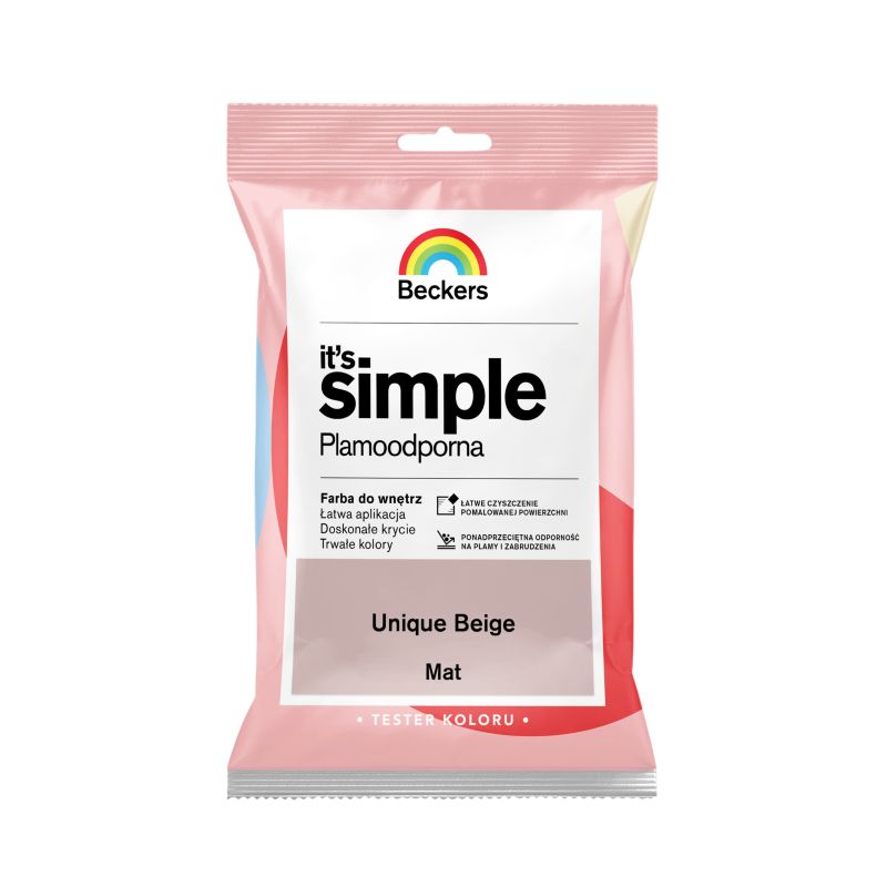 Tester farby kolorowej Beckers It's Simple unique beige 0,05 l