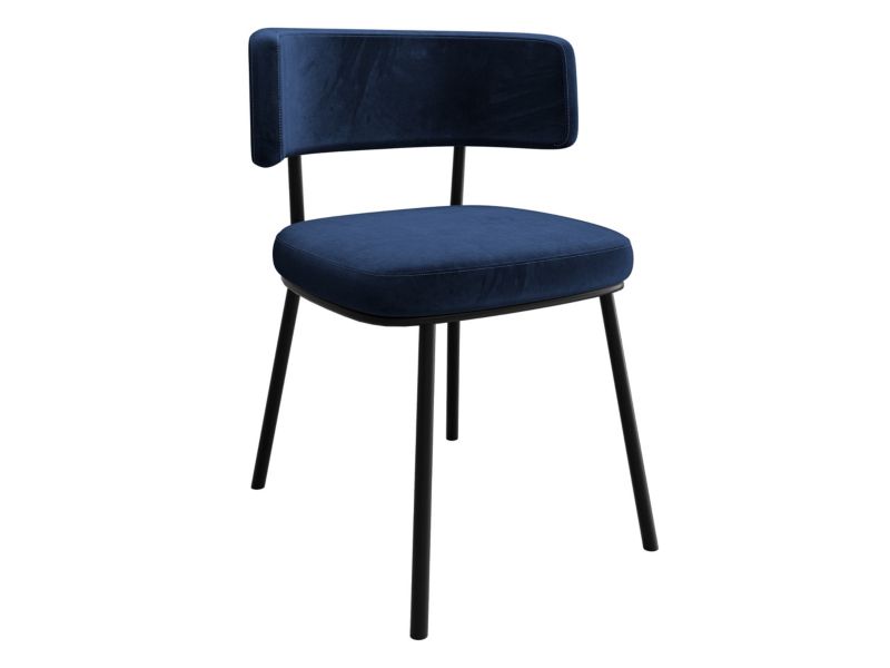Krzesło MIRJAN 24 tapicerowane Iga granatowy 1 szt.