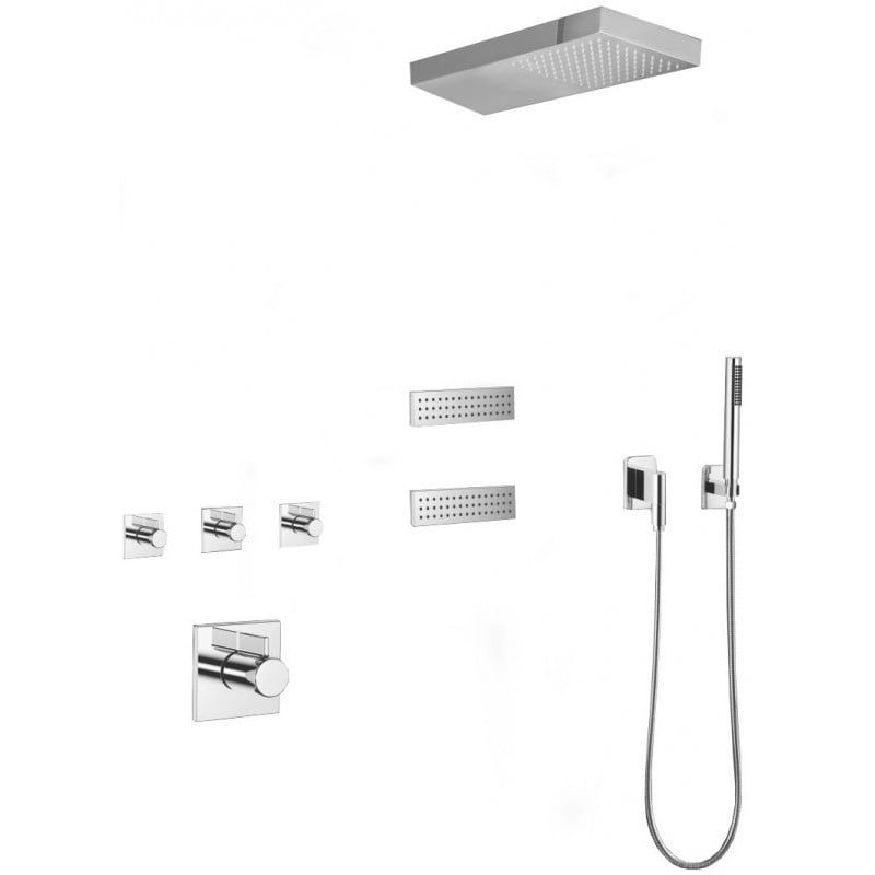 Zestaw prysznicowy podtynkowy Mexen Fall chrom 1 szt.