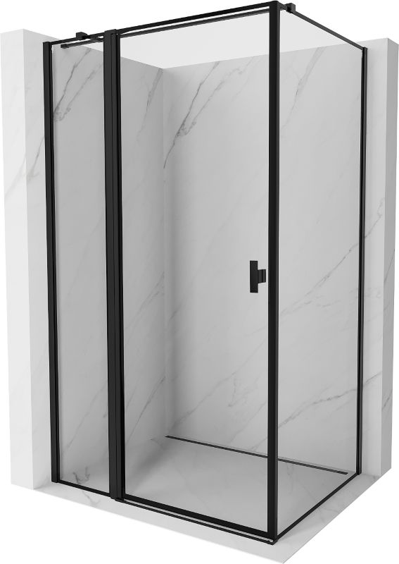 Kabina prysznicowa Mexen Mist T czarna 105x100 cm 8A4T-105-100-70-70-L 1 szt.