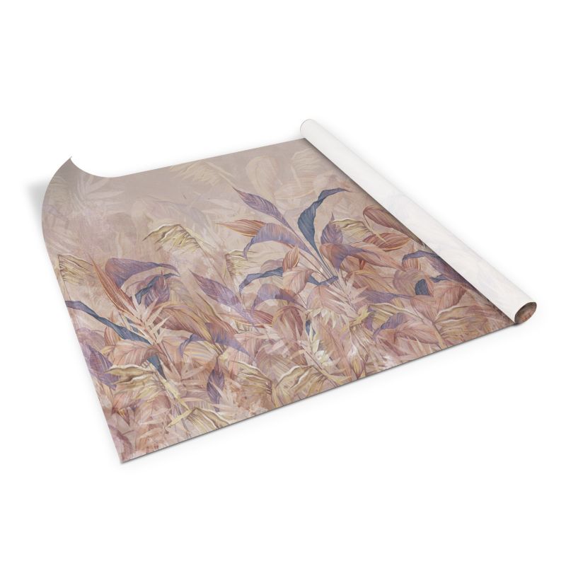 Samoprzylepna okleina Tulup 100x50 cm Malowane tropikalne rośliny 1 szt.