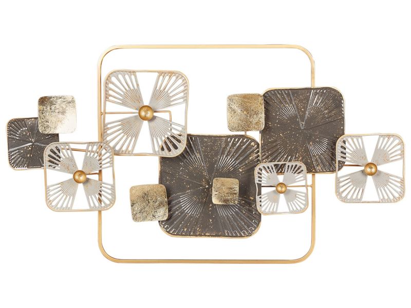 Dekoracja ścienna Lawrencium Metal Kolorowy 1 szt.