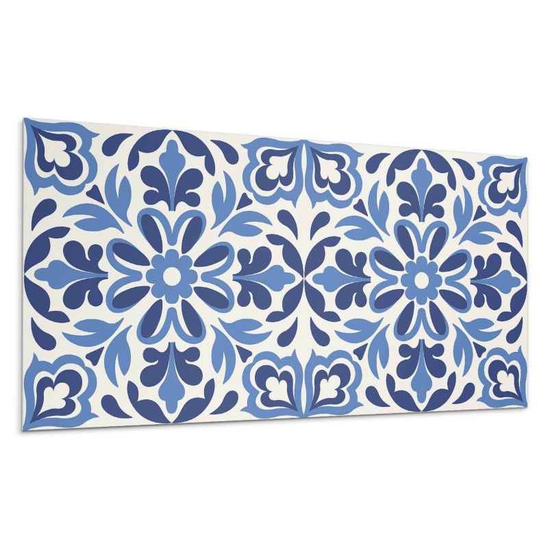 Kafelki samoprzylepne Wallfluent 60x30 cm Roślinny wzór artystyczny 6 szt.